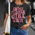 Cute In My Flower Girl Era Retro Groovy Flower T-Shirt Gifts for Her