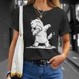 Gentle Westie Dog Dab Dance T-Shirt Geschenke für Sie