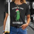 Ich Habe Die Gurke Finden Weihnachtsgurken Sieger T-Shirt Geschenke für Sie