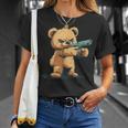 Teddy Bear With Gun For Gun Lovers T-Shirt Geschenke für Sie