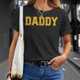 Gay Daddy Bear Rainbow Flag Gay Pride Parade LGBTQ T-Shirt Gifts for Her