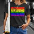 Gay Lion Pride Flag Rainbow Queer Lion T-Shirt Gifts for Her