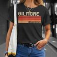 GILMORE Name Personalized Idea Men Retro Vintage GILMORE T-Shirt Gifts for Her