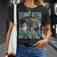 Go Away Kitten Offensive Werewolf Meme Bootleg Graphic T-Shirt Geschenke für Sie