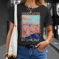 Grand Canyon National Park Arizona Envejecidointage Camiseta unisex Regalos para ella