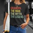 Grandpa The Man The Myth The Legend Grandpa T-Shirt Gifts for Her