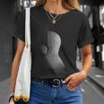 Guitarra Acústica Diseño Cool Grayscale Wood Guitarist Graphic Camiseta unisex Regalos para ella