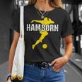 Hamborn Football Kicken Fan Nrw Stadium Yellow T-Shirt Geschenke für Sie