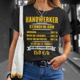 Handwerker Hourly Sale T-Shirt Geschenke für Sie