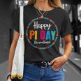 Happy Pi Day Pie Math Coach Teacher Pi Day Lover Nerdy T-Shirt Gifts for Her