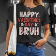 Happy Valentines Day Bruh Heart Love Valentine Boys Girls T-Shirt Gifts for Her