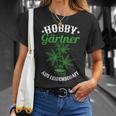 Hobby Gardener From Passion Garden Hemp Cannabis Motif T-Shirt Geschenke für Sie