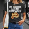 Hognose Snake My Hognose Eats My Homework T-Shirt Gifts for Her