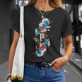 Hokusai Japonais En Fleurs De Cerisier Dans Le Style Rétro Des Années 90 T-Shirt Cadeaux pour elle