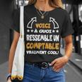 Homme Comptable Cool Dicton Amusant Comptable Comptabilité T-Shirt Cadeaux pour elle