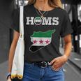 Homs Syria Free Syria Flag Syrian T-Shirt Geschenke für Sie