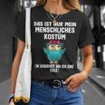 This Is My Human Costume Owl T-Shirt Geschenke für Sie