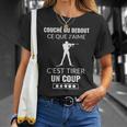 Humour Biathlon Sport D'hiver Cadeau Blague Skieur Montagne T-Shirt Cadeaux pour elle