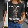 Ich Liebe Muschis I Love T-Shirt Geschenke für Sie