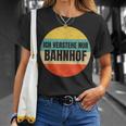 Icherstehe Nur Bahnhof Geschenk Für Eisenbahn Eisenbahner T-Shirt Geschenke für Sie