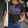 I'm Done Teaching Let's Go Camping Teacher Summer Vacation T-Shirt Gifts for Her