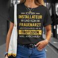 Installateur Kein Frauenarzt Slogan Plumber T-Shirt Geschenke für Sie