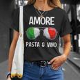 Italia Dialect Italian Amore Pasta &Ino S T-Shirt Geschenke für Sie