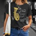 Ja Das Muss So Laut Sein Brass Instrument Tenor Horn Trumpet T-Shirt Geschenke für Sie