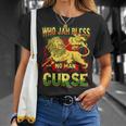 Who Jah Bless No Man Curse Reggae Lover Rasta T-Shirt Geschenke für Sie