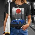 Jdm Skyline 34 Car Tuning Japan Rising Sun Drift T-Shirt Geschenke für Sie