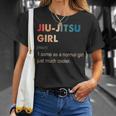 Jiu-Jitsu Girl Definition Jiu-Jitsu Regalo Para Niñas Camiseta unisex Regalos para ella
