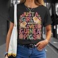 Just A Girl Who Loves Guinea Pigs Guinea Pig Girl Mom Women T-Shirt Gifts for Her