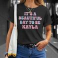 Kayla Beautiful Day Personalized Kayla Birthday T-Shirt Gifts for Her