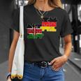 Kenya Germany Flag German Kenyan T-Shirt Geschenke für Sie