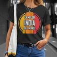 La Mejor India Del Mundo Divertido Nombre India Camiseta unisex Regalos para ella