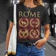 La Historia De Roma La Antigua Roma Camiseta unisex Regalos para ella