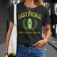 Last Pickle She'll Ever Tickle Bachelorette Party T-Shirt Gifts for Her