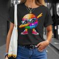 Led 70S Disco Ball Dabbing Sunglasses Nightclub Dance Party T-Shirt Geschenke für Sie