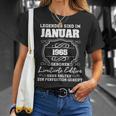 Legends Was Born In January 1965 60Th Birthday Man T-Shirt Geschenke für Sie