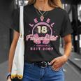 Level 18 Years Girl's Woman Birthday Gamer Girl 2007 T-Shirt Geschenke für Sie