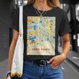 Long Beach Californie T-Shirt Cadeaux pour elle
