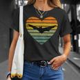 I Love Bat Fan Retrointage Flight Fox Bat T-Shirt Geschenke für Sie