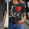 I Love Heart Sex T-Shirt Geschenke für Sie