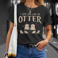 Love You Like No Otter Friendship Partner Anniversary Sweet T-Shirt Gifts for Her