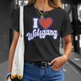I Love Wolfgang T-Shirt Geschenke für Sie