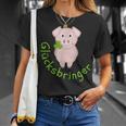 Lucky Charm Pig Clover Leaf For Friends Good Luck T-Shirt Geschenke für Sie