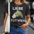 Lustiges Wellensittich Liebe Tut Weh T-Shirt Geschenke für Sie