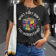 Magic Cube Solution Nerd Genie Cadeau Drôles Hommes S T-Shirt Cadeaux pour elle