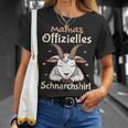 Mamas Official Snoring Mama Sleep Goat T-Shirt Geschenke für Sie