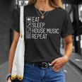 Mangez La Musique De Dortoir Edm Dj House Music T-Shirt Cadeaux pour elle